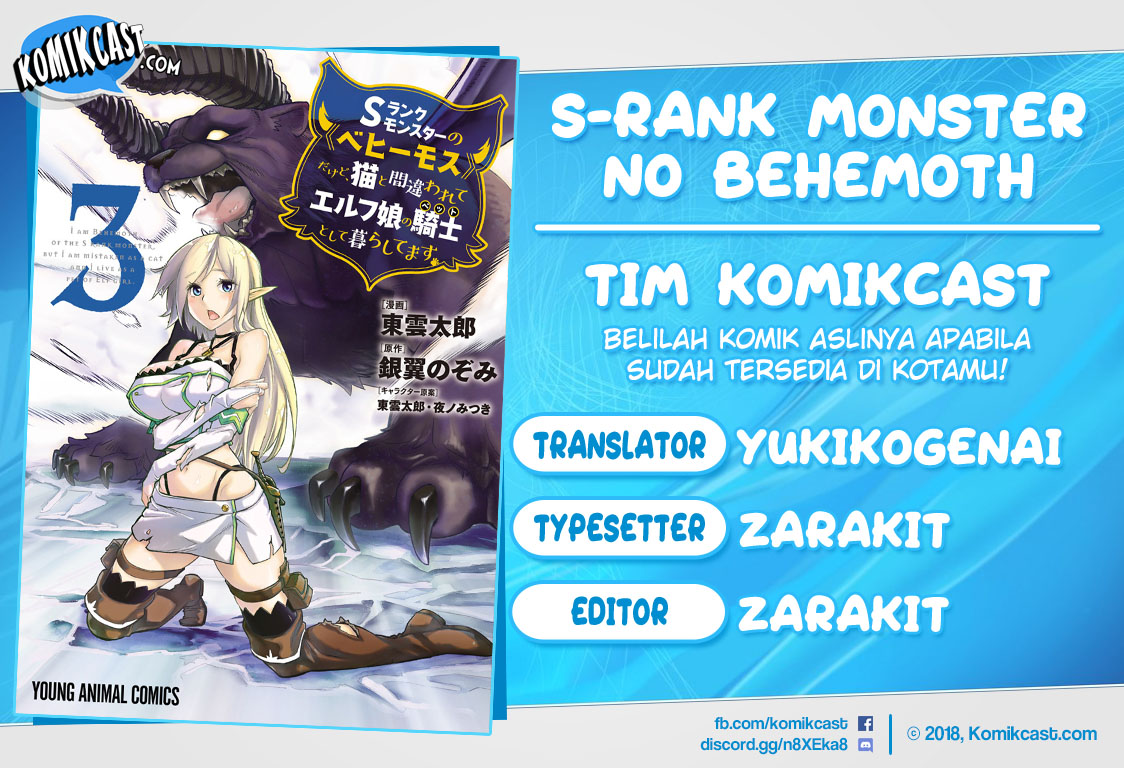 S-Rank Monster no Behemoth Dakedo, Neko to Machigawarete Erufu Musume no Kishi (Pet) Toshite Kurashitemasu Chapter 24 Gambar 1